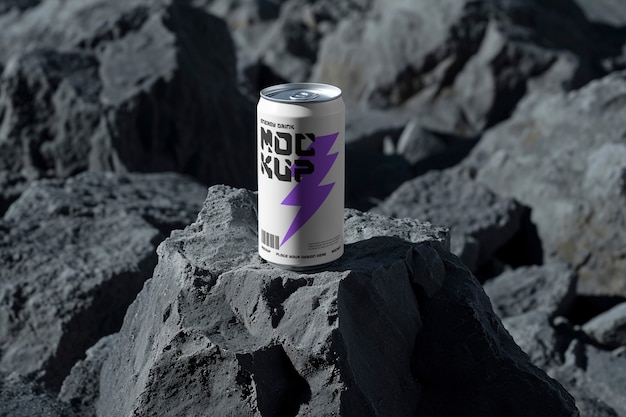 PSD energy drink mockup