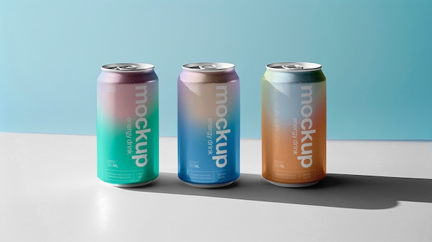 PSD energy drink mockup