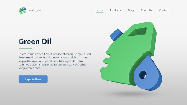 PSD energy and ecology landing page