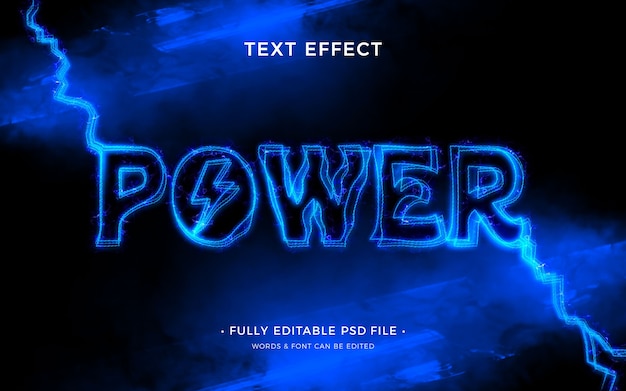 Energy text effect