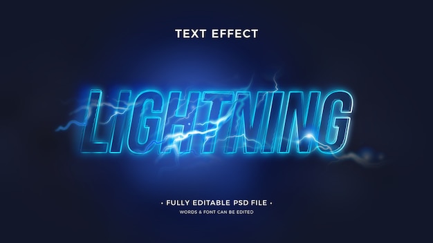 PSD energy text effect