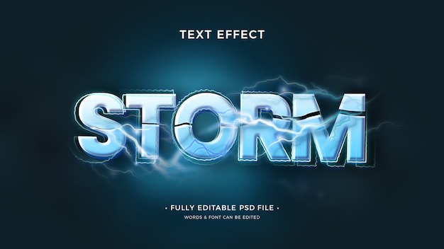 PSD energy text effect