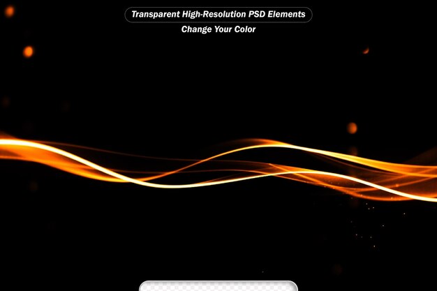 PSD energy transparent background abstract colorful light