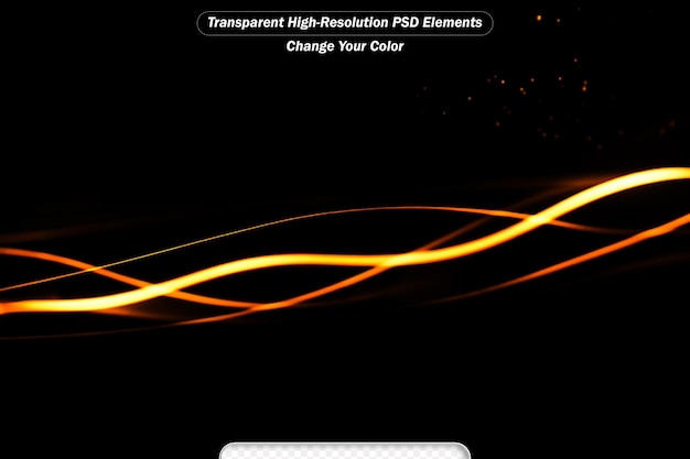 PSD energy transparent background abstract colorful light