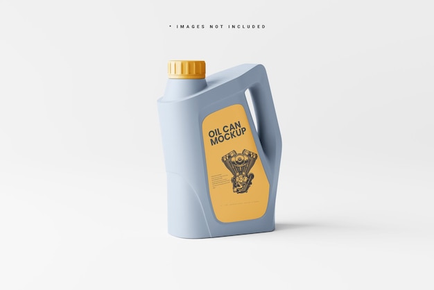 PSD engine oil can mockup