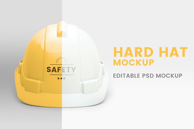 PSD engineer hard hat mockup psd ppe equipment