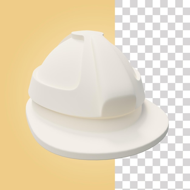 Engineer hat 3d icon