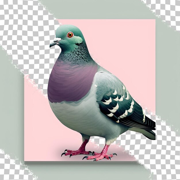 PSD enjoyable bird