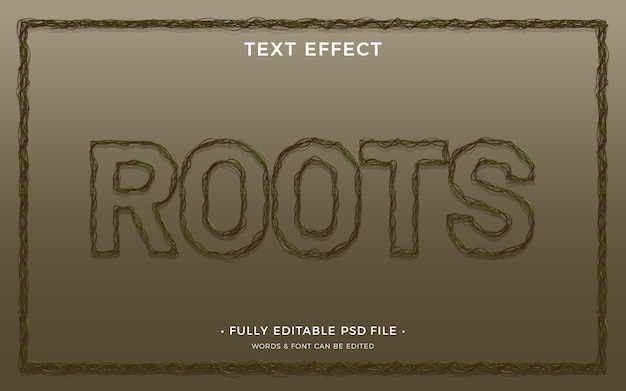 Entangled ivy text effect