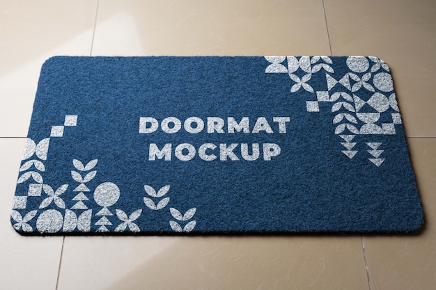 Entrance doormat mockup