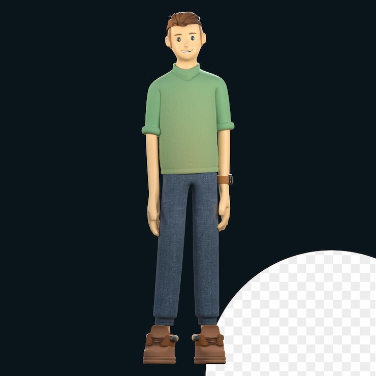 PSD entrepreneurs 3d illustrations character