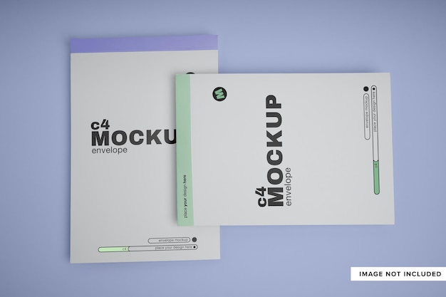 Envelope C4 mockup