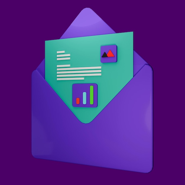 PSD envelope email marketing