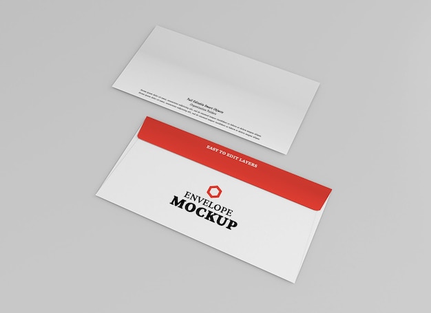 Design mockup busta isolato