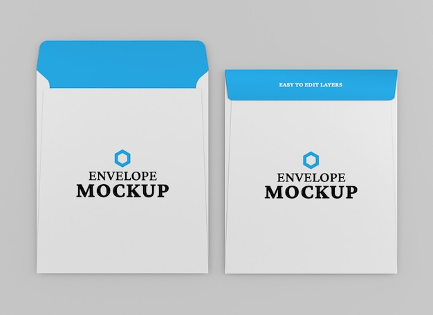 PSD design mockup busta isolato