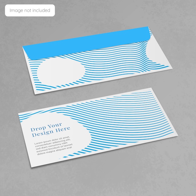 PSD envelope mockup design