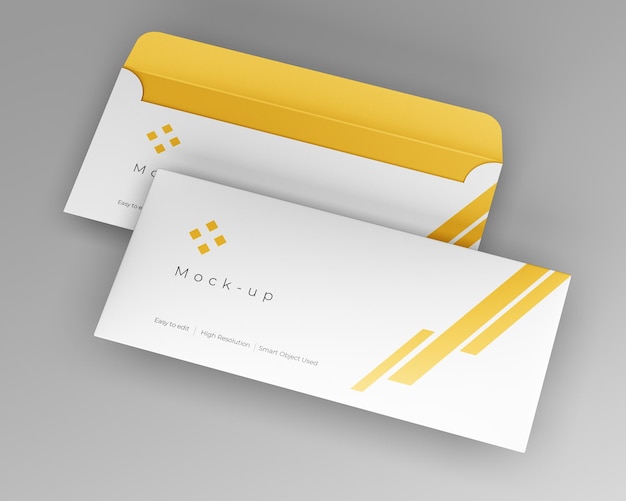 Envelope mockup for presentation