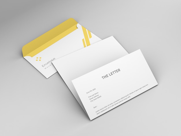 Envelope mockup template