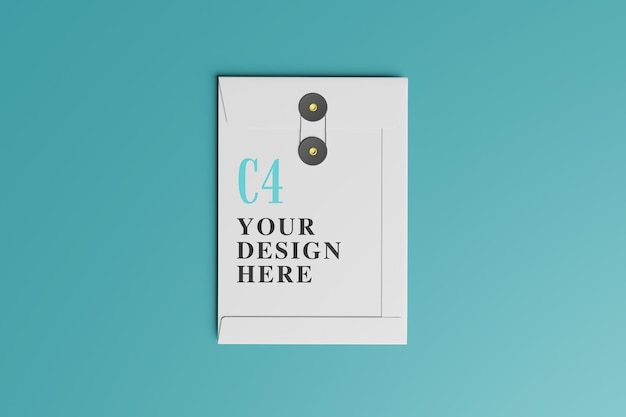 PSD envelope mockup