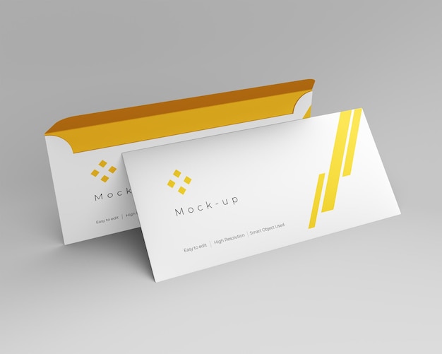 PSD envelope mockup