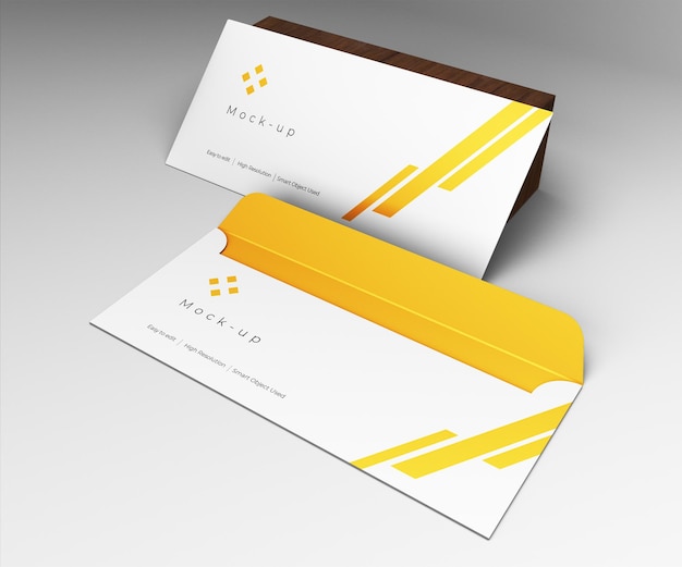 PSD envelope mockup