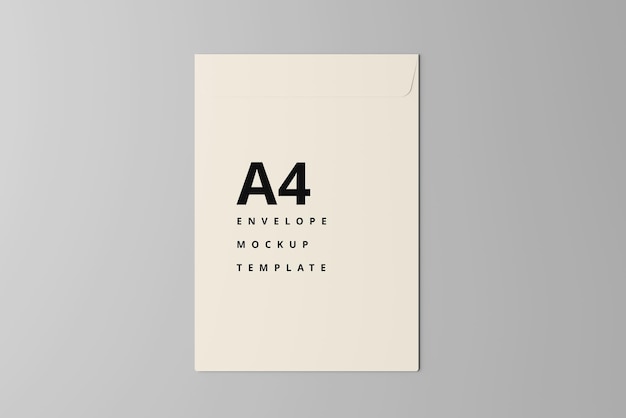 PSD envelope mockup