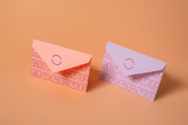 PSD envelope paper mockup