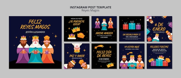 PSD epiphany day template design