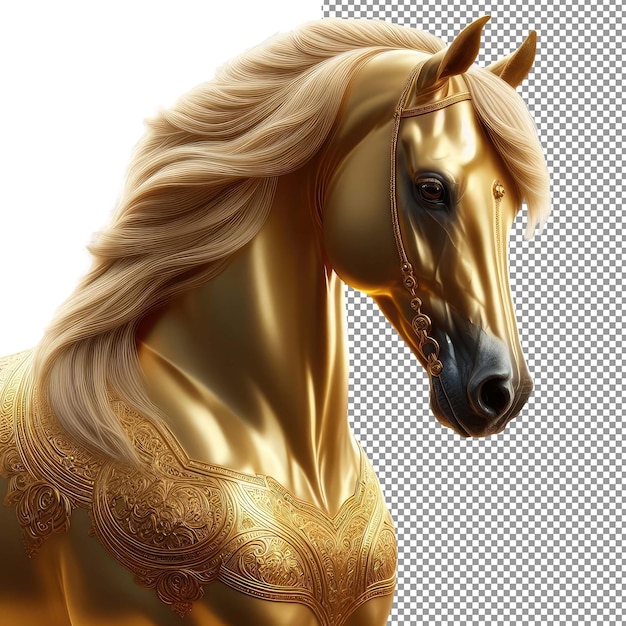 PSD equestrian elegance isolated horse illustration