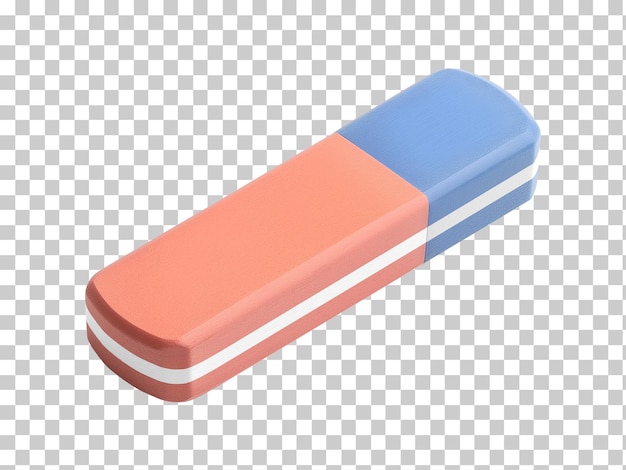 PSD eraser geïsoleerd op doorzichtige achtergrond png psd