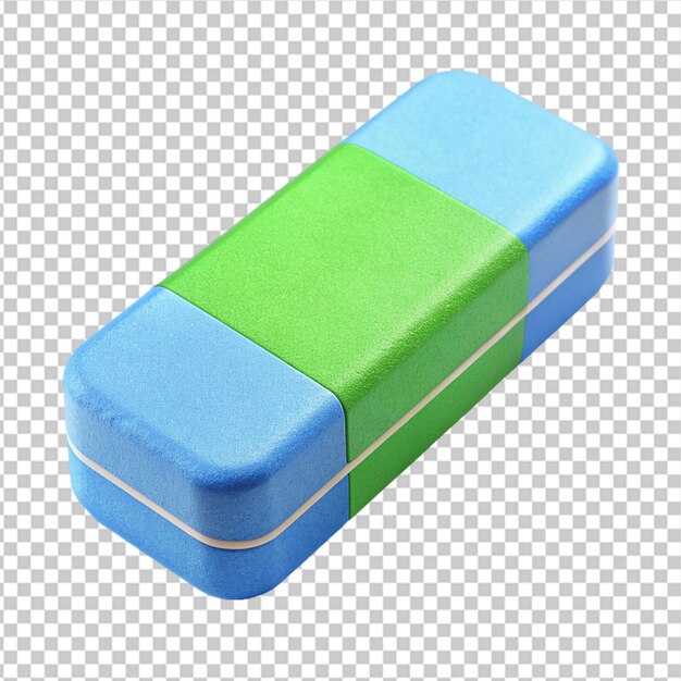 PSD eraser isolated on transparent background