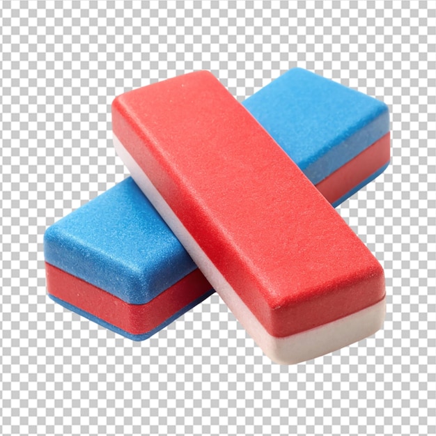 PSD eraser isolated on transparent background