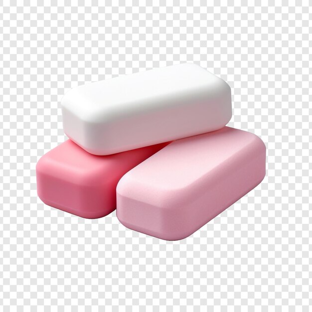 PSD eraser isolated on transparent background