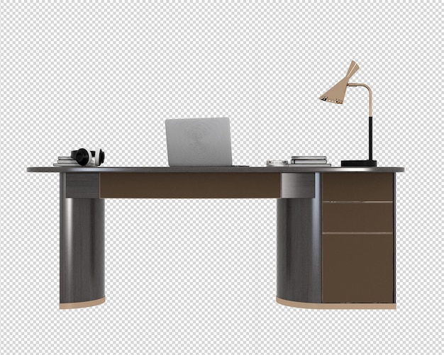 Eristetty moderni pöytä 3d-renderöidä