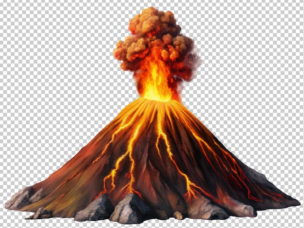 PSD erupcja wulkanu