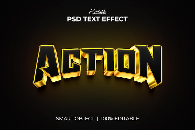 Esport  team logo 3d editable text effect mockup premium PSD
