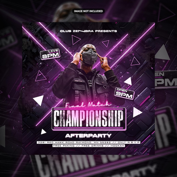 PSD esports battle event social media or flyer template
