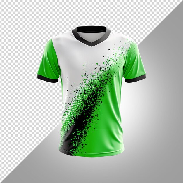 PSD esports jersey mockup geïsoleerd op witte achtergrond