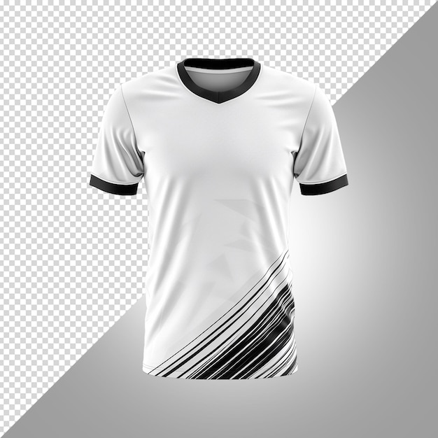 PSD esports jersey mockup geïsoleerd op witte achtergrond