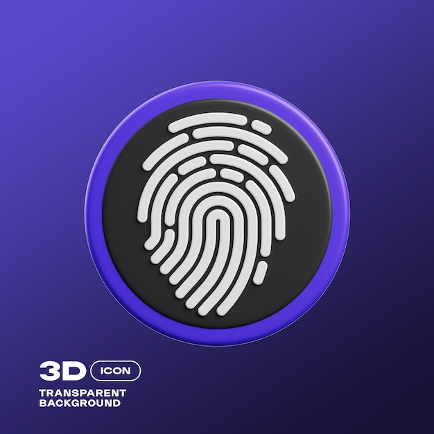 Essential Fintech 3D Icon PNG Template