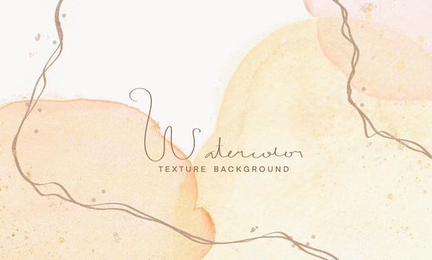 esthetische roze aquarel textuur achtergrond met luxe gouden glitter