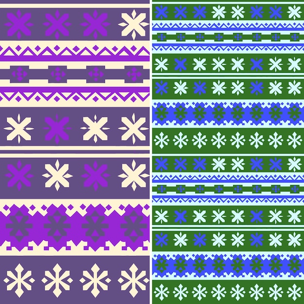 PSD estonian knitting pattern zawierający różne symbole i dec creative abstract geometric vector
