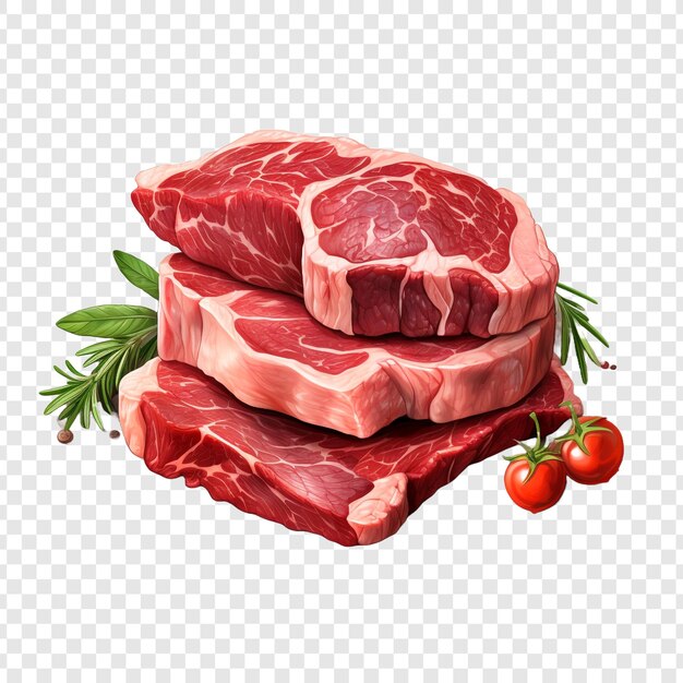 PSD estrogonofe de carne изолирован на прозрачном фоне