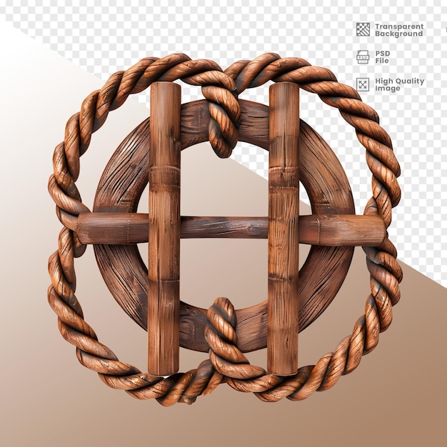 PSD estrutura de madeira elemento 3d composicao wooden structure 3d element composition