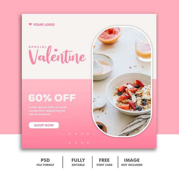 Eten Valentine Banner Social Media Post