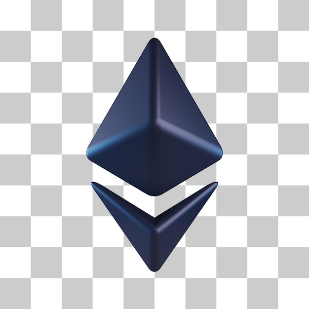 Icona ethereum 3d