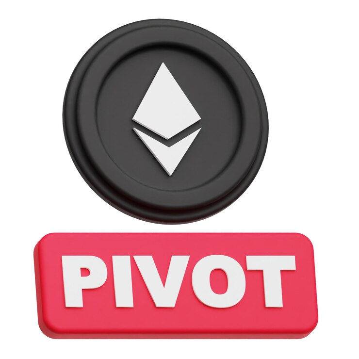 PSD ethereum crypto coin 3d-icoon geïsoleerd op de witte achtergrond