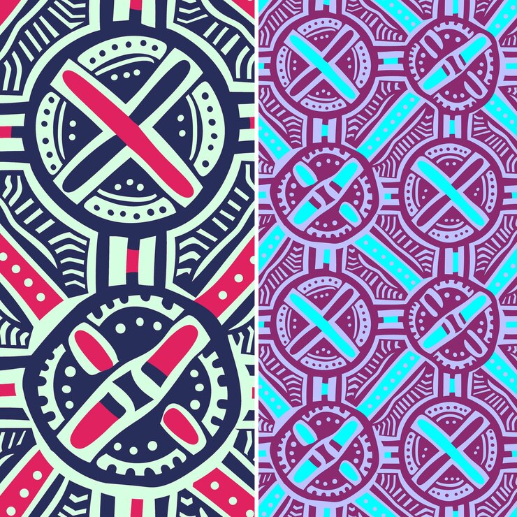 PSD ethiopian cross patterns with elaborate curves angles and in png traditional abstract designs