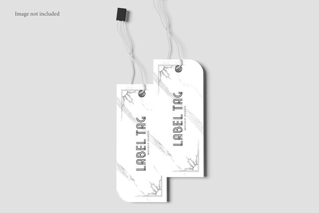 PSD etiket tag psd mockup