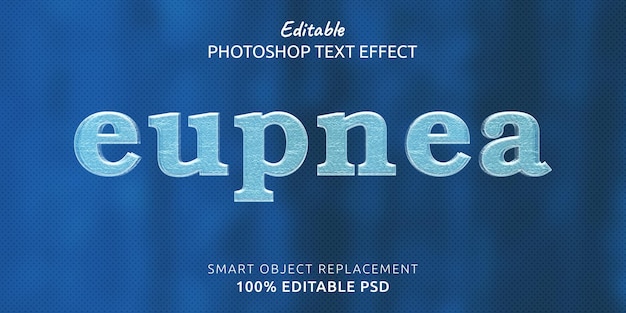 Eupnea Photoshop-teksteffect